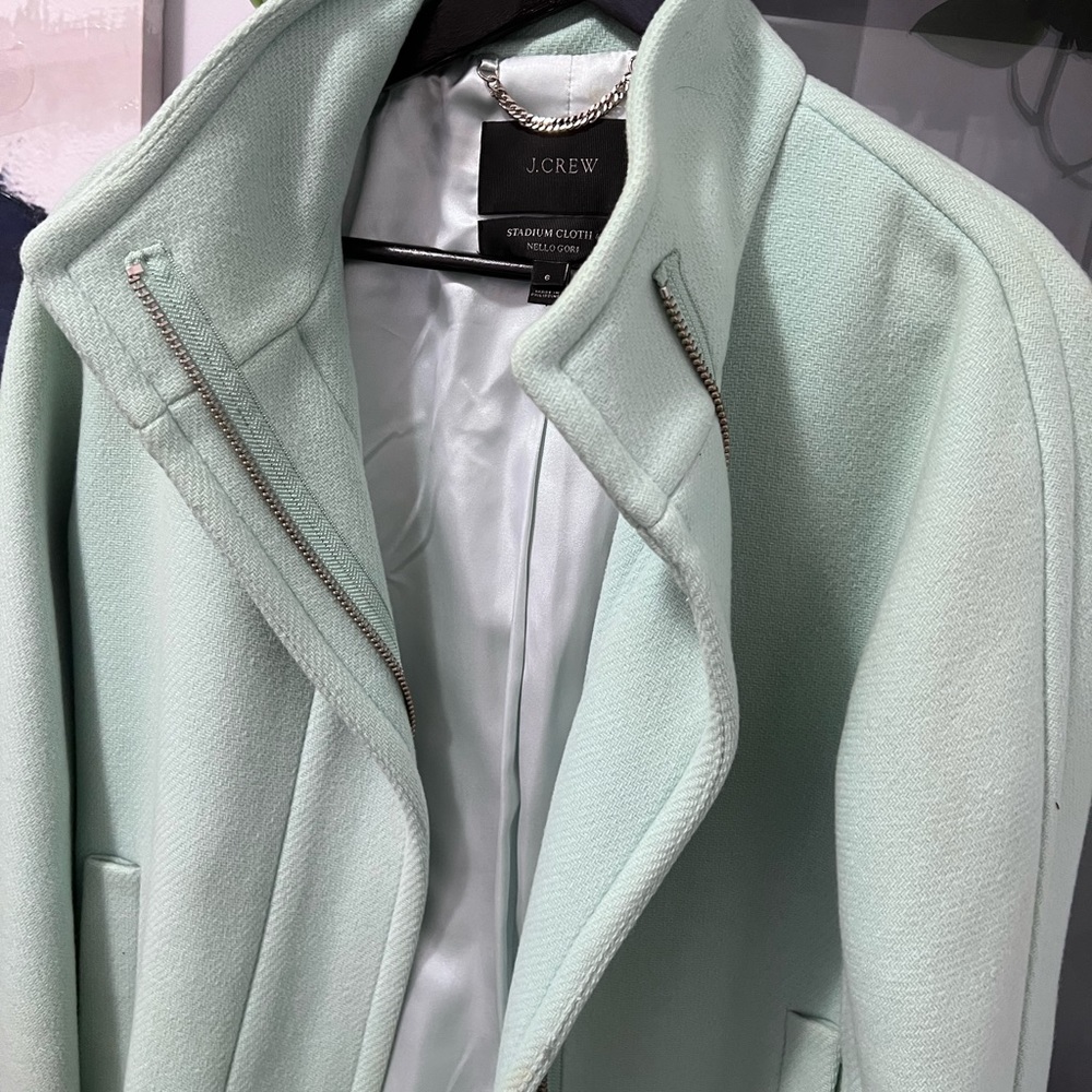 J Crew amazing cocoon coat in Italian stadium-cloth wool